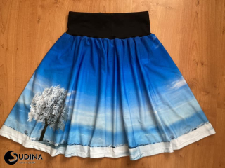 Dámská sukně-zimní motiv M/L