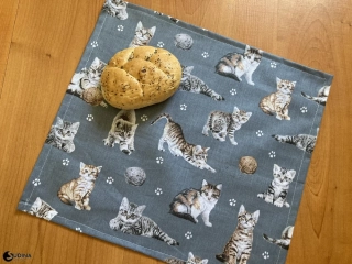 Prostírání na svačinu-kočky