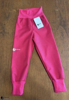 Softshellové kalhoty rostoucí slabší 98-104